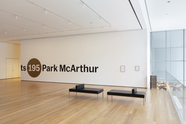 Installation view of Projects 195: Park McArthur, on view at The Museum of Modern Art, New York