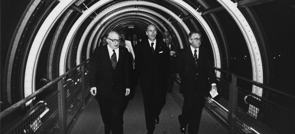 Inauguration du Centre Georges Pompidou, 31 Janvier 1977 